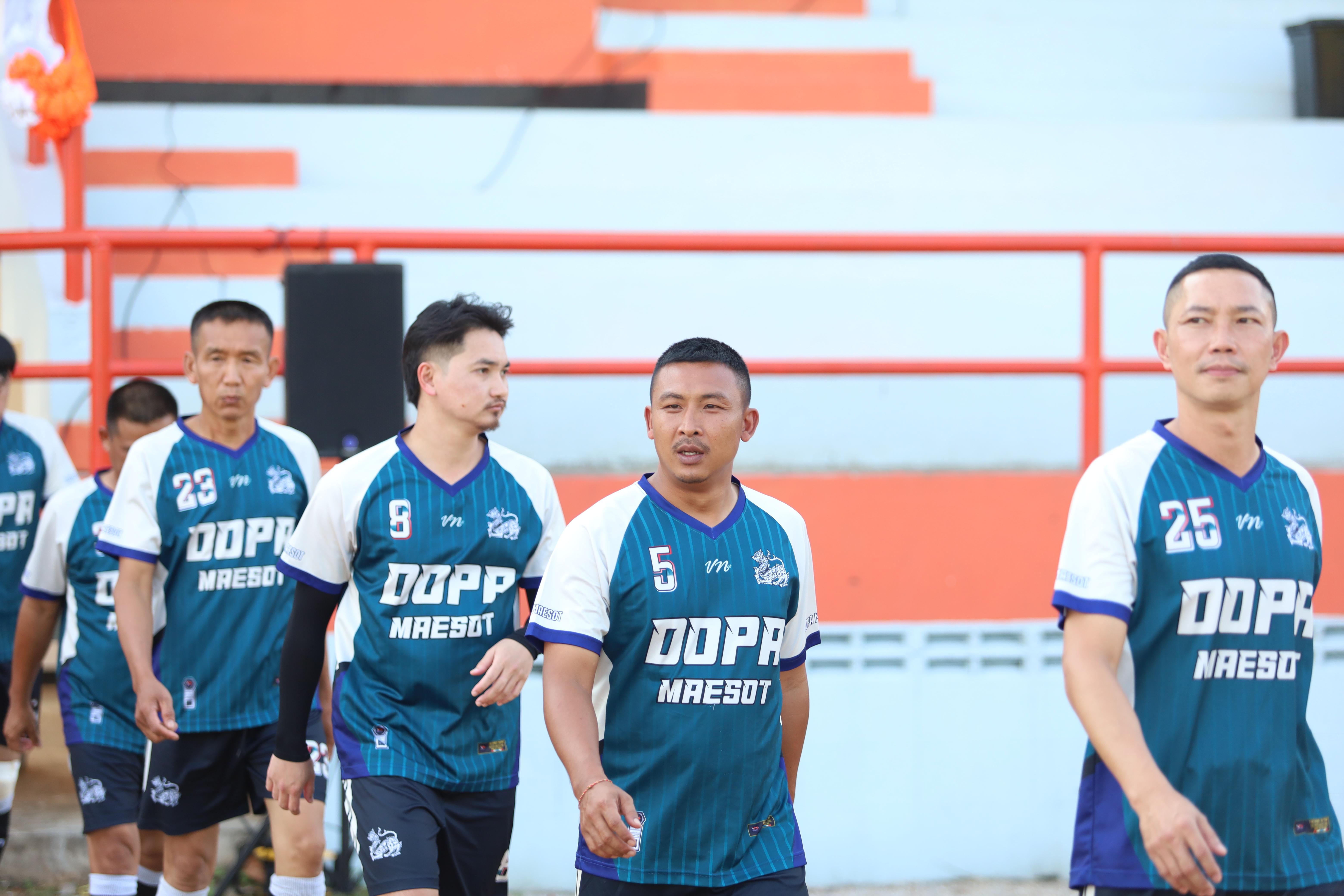 9. ฟุตบอล11คนหน่วยงาน25ปีkprums คู่ที่10 อำเภอแม่สอด 2 : 0เทศบาลนครแม่สอดแม่สอด