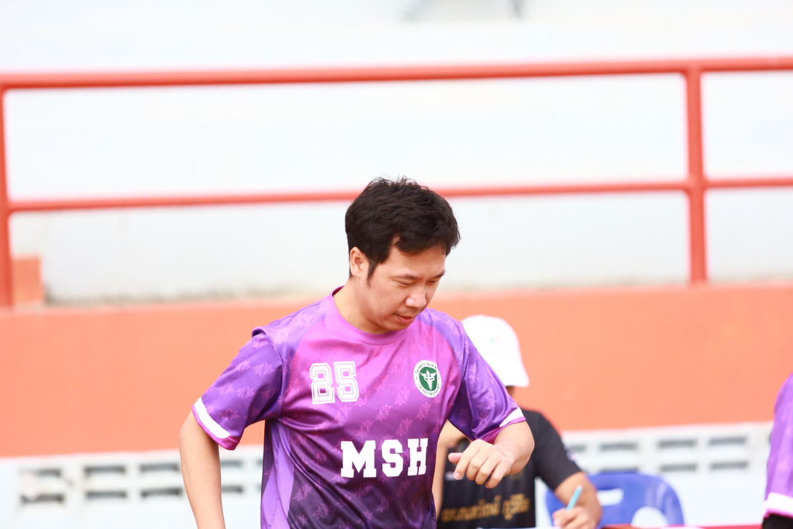 11. ฟุตบอล11คนหน่วยงาน25ปีkprums คู่ที่ 14 เทศบาลนครแม่สอด 1 : 0 โรงพยาบาลแม่สอด