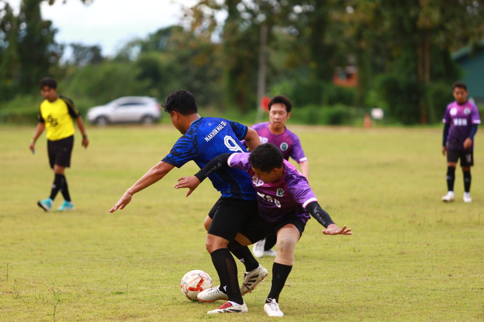 28. ฟุตบอล11คนหน่วยงาน25ปีkprums คู่ที่ 14 เทศบาลนครแม่สอด 1 : 0 โรงพยาบาลแม่สอด