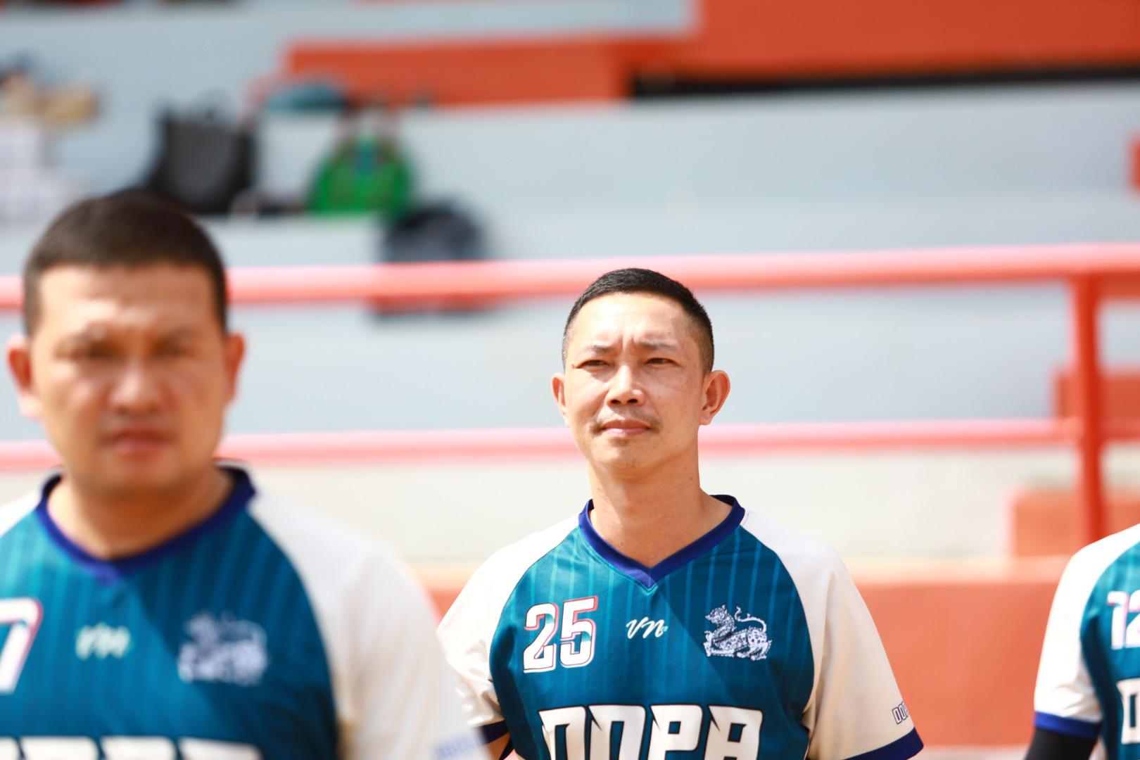 11. ฟุตบอล11คนหน่วยงาน25ปีkprums คู่ที่ 15 สถานีตำรวจภูธรแม่สอด 3 : 1 อำเภอแม่สอด