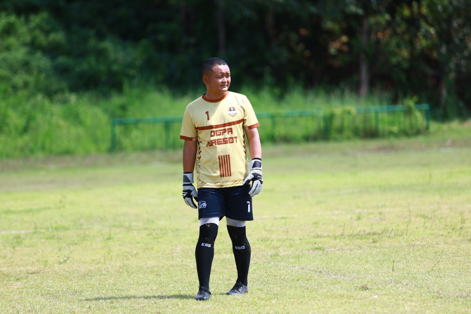 39. ฟุตบอล11คนหน่วยงาน25ปีkprums คู่ที่ 15 สถานีตำรวจภูธรแม่สอด 3 : 1 อำเภอแม่สอด