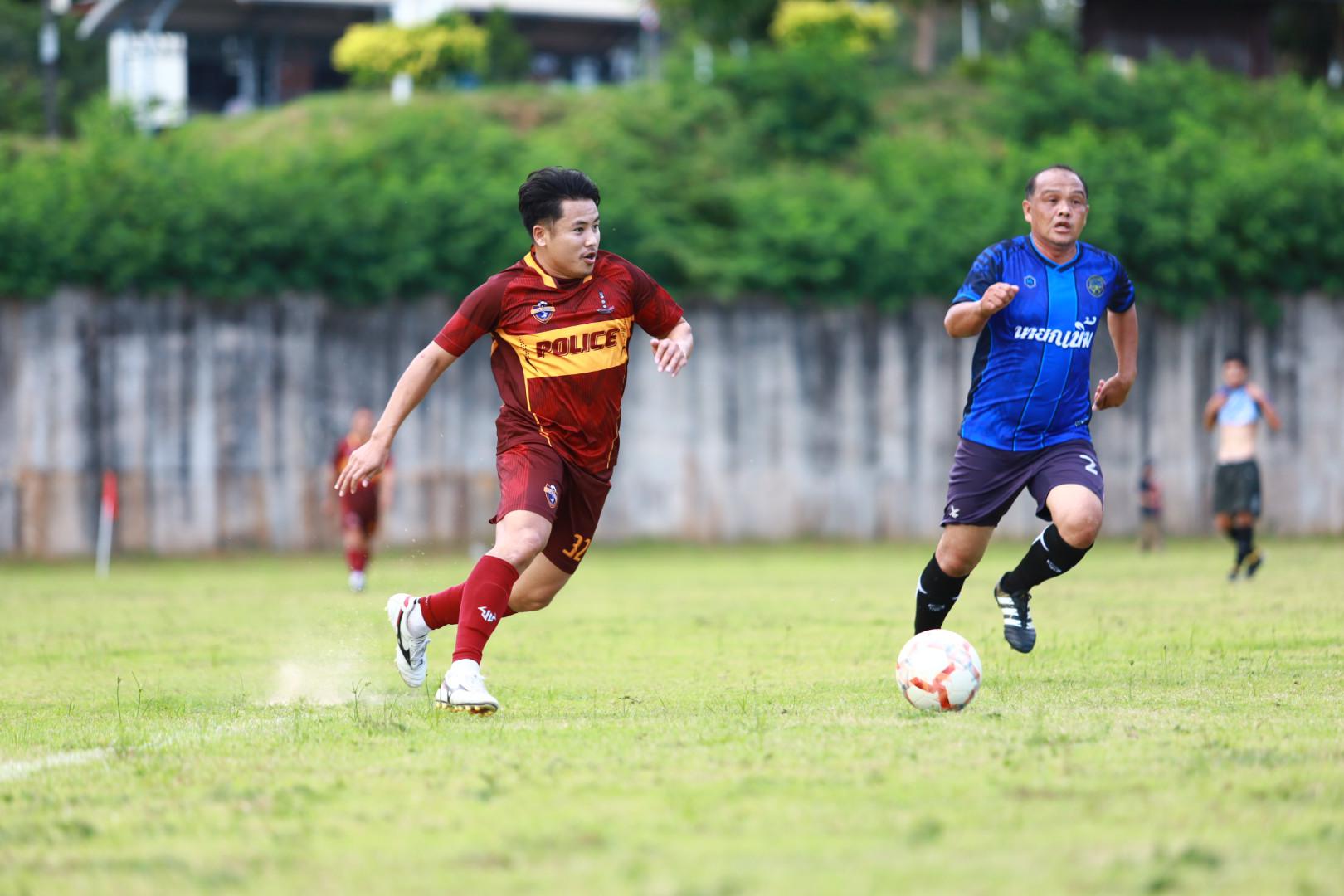 39. ฟุตบอล11คนหน่วยงาน25ปีkprums คู่ชิงชนะเลิศ สถานีตำรวจภูธรแม่สอด 0 : 1 เทศบาลนครแม่สอด