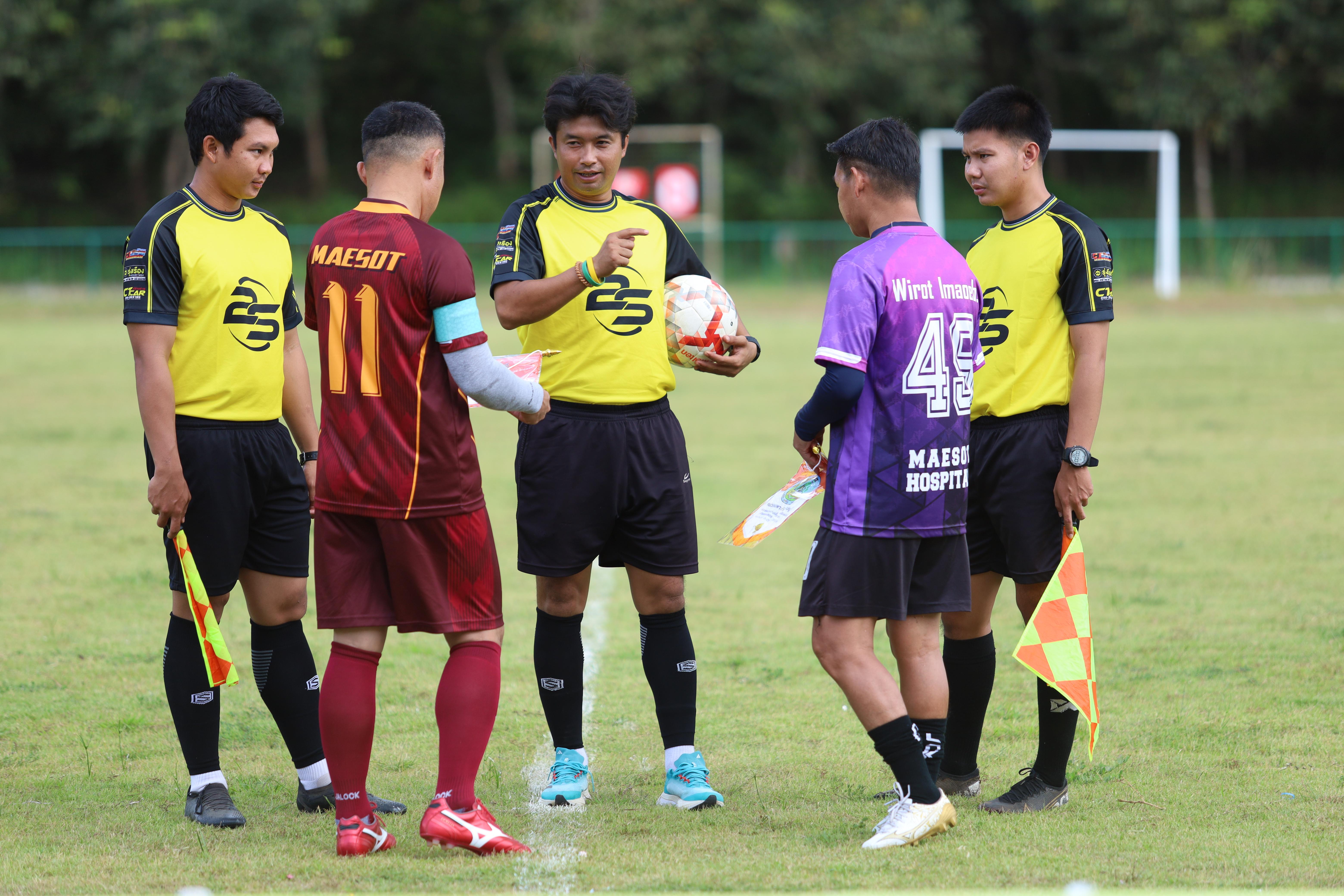 7. งาน25ปีkprums การแข่งขันฟุตบอล11คนหน่วยงานคู่ที่ 7  สถานีตำรวจภูธรแม่สอด 2:0 โรงพยาบาลแม่สอด