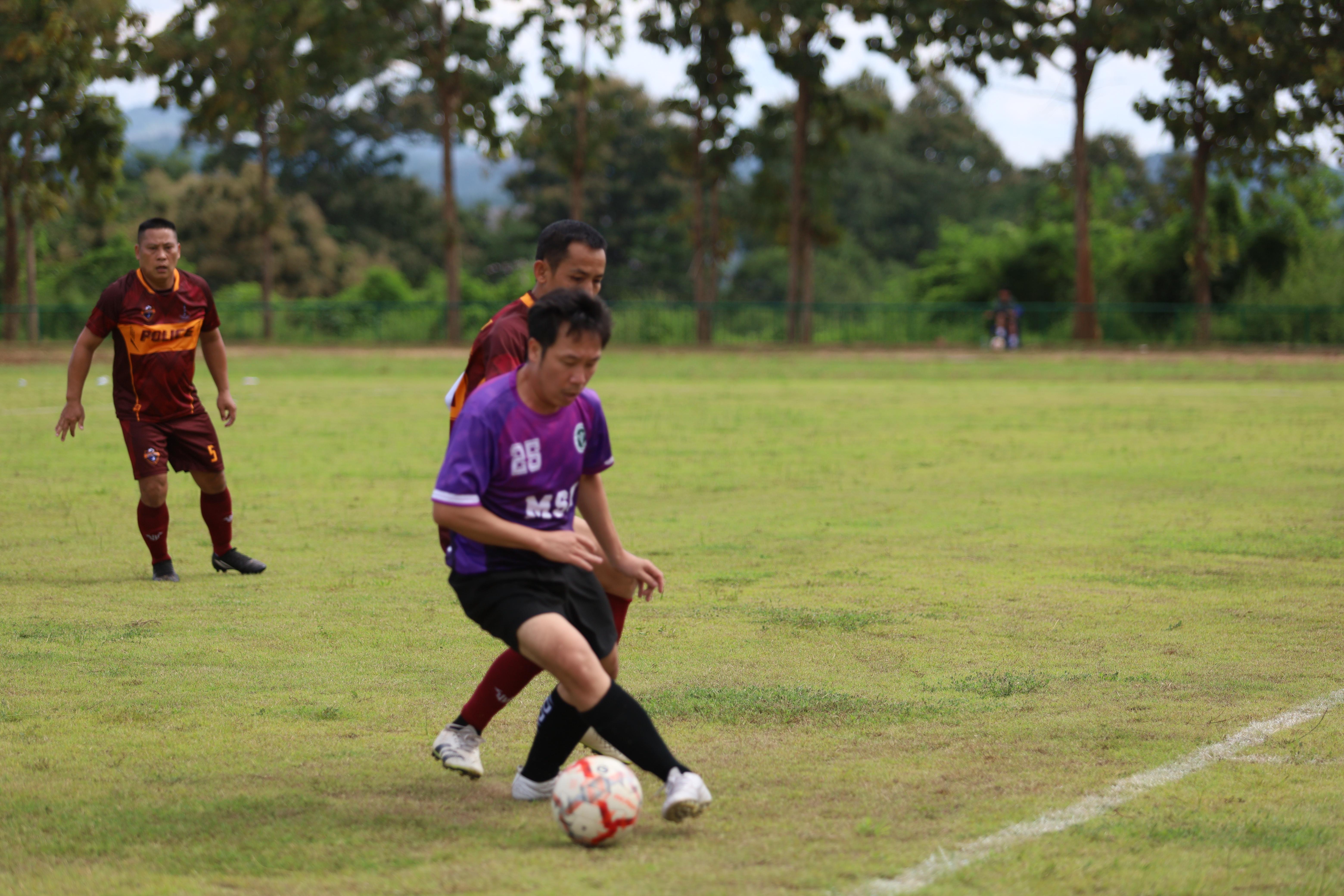 55. งาน25ปีkprums การแข่งขันฟุตบอล11คนหน่วยงานคู่ที่ 7  สถานีตำรวจภูธรแม่สอด 2:0 โรงพยาบาลแม่สอด