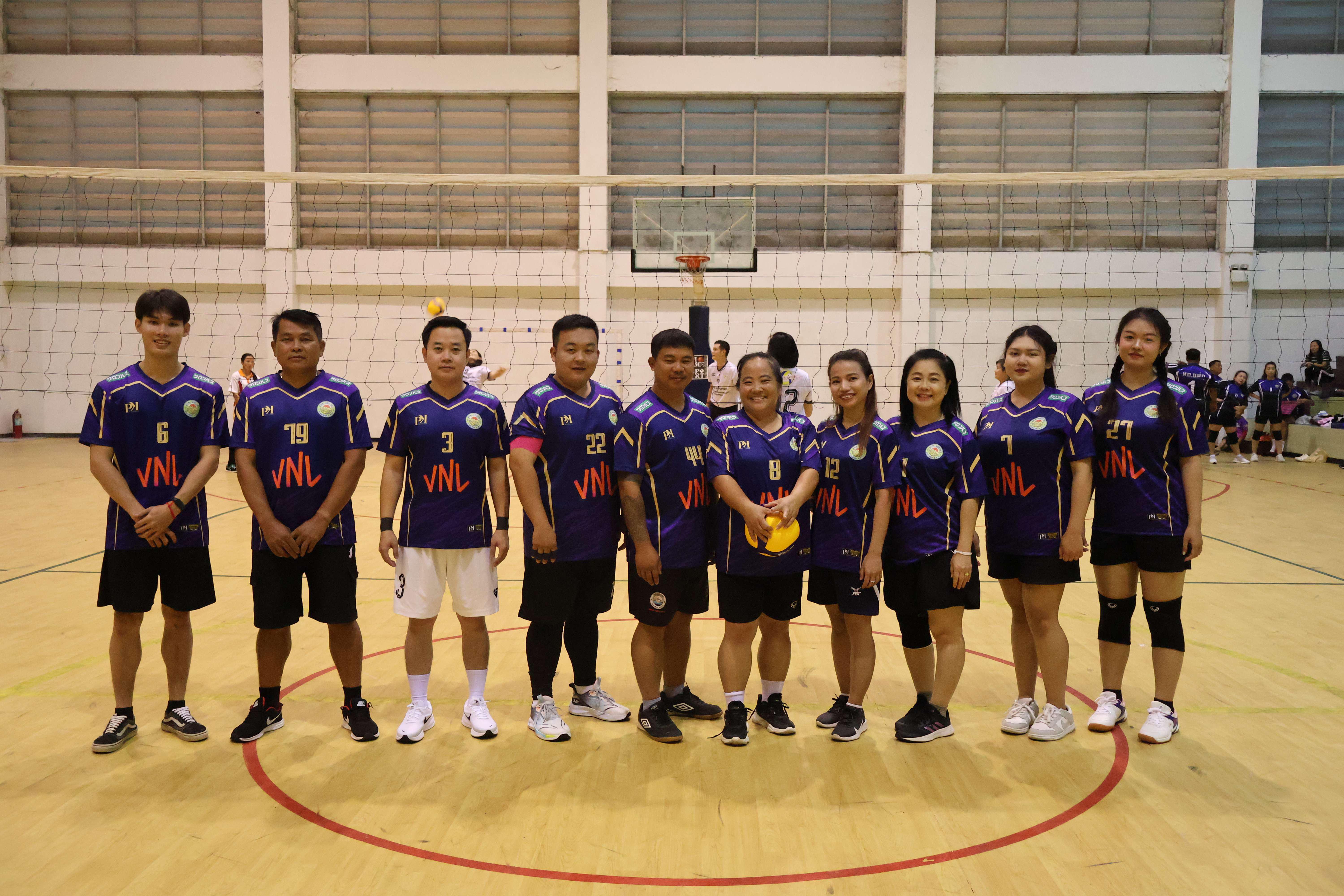 34. การแข่งขันกีฬาวอลเลย์บอลเชื่อมความสัมพันธ์ระหว่างหน่วยงาน คู่ที่ 1 - 8