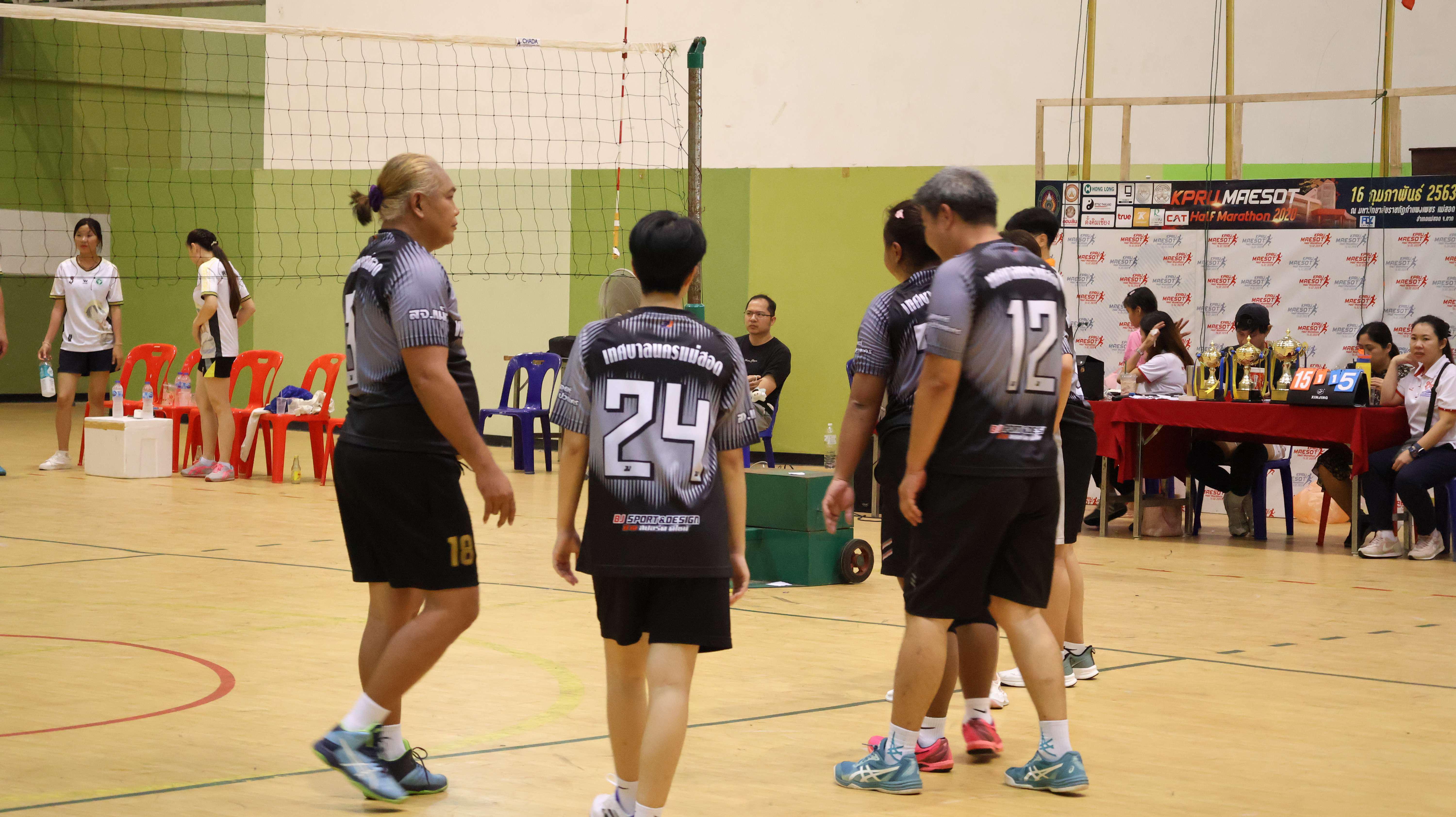 460. การแข่งขันกีฬาวอลเลย์บอลเชื่อมความสัมพันธ์ระหว่างหน่วยงาน คู่ที่ 1 - 8