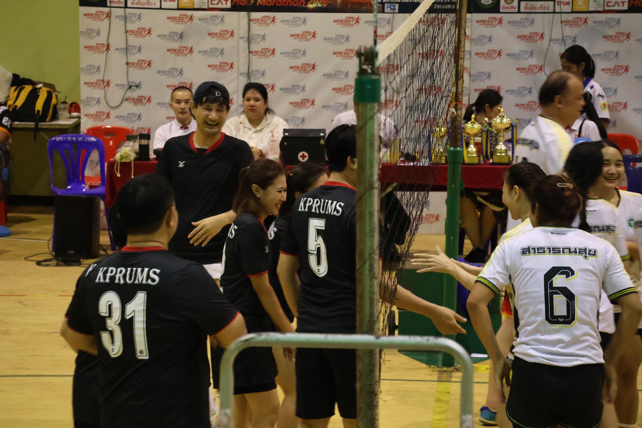 55. การแข่งขันกีฬาวอลเลย์บอลเชื่อมความสัมพันธ์ระหว่างหน่วยงาน คู่ที่ 9 - 15