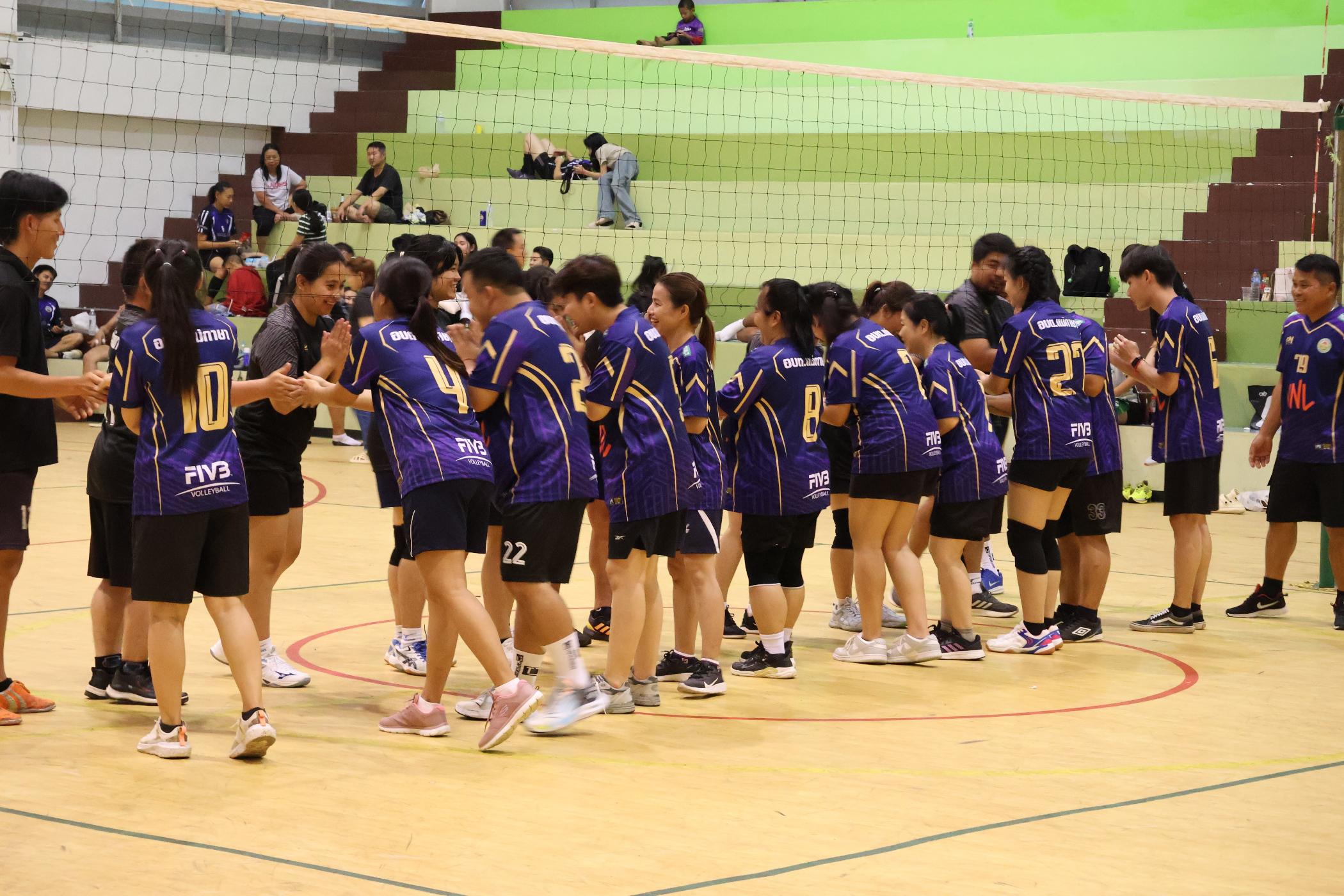 123. การแข่งขันกีฬาวอลเลย์บอลเชื่อมความสัมพันธ์ระหว่างหน่วยงาน คู่ที่ 9 - 15