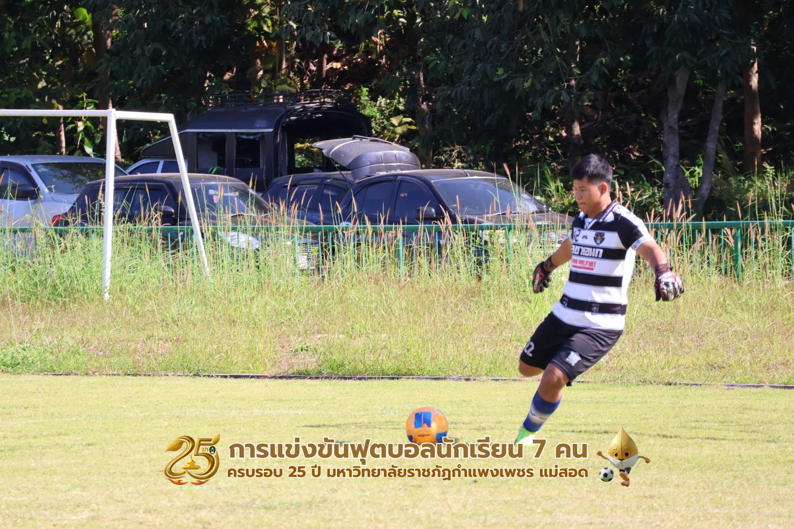 80. กิจกรรมการแข่งขันฟุตบอลนักเรียน ช่วงเช้าของวันที่ 22 พฤศจิกายน 2568 คู่ที่ 1-8