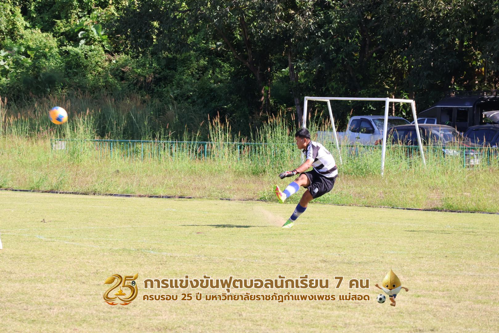 81. กิจกรรมการแข่งขันฟุตบอลนักเรียน ช่วงเช้าของวันที่ 22 พฤศจิกายน 2568 คู่ที่ 1-8