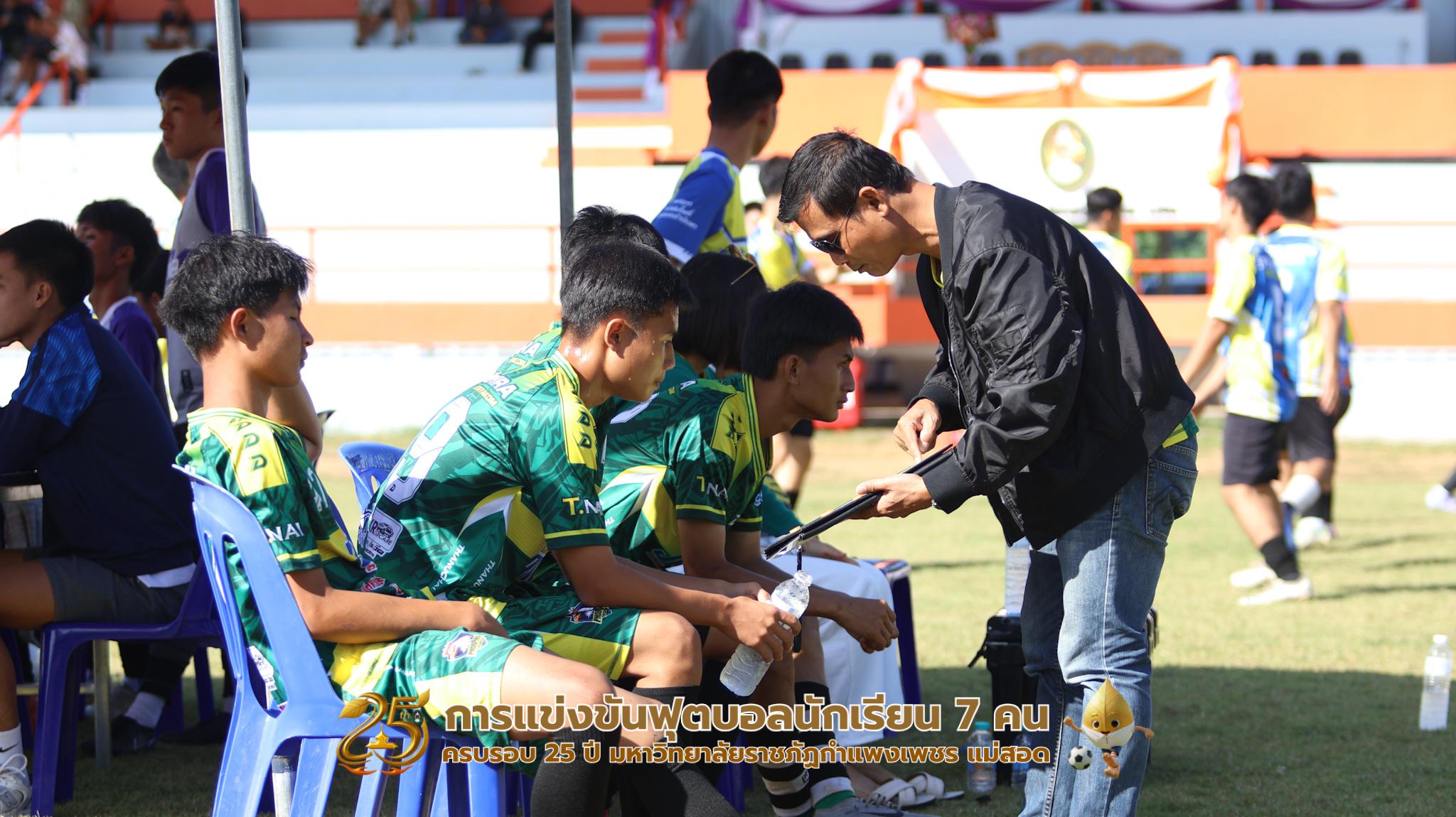 114. กิจกรรมการแข่งขันฟุตบอลนักเรียน ช่วงเช้าของวันที่ 22 พฤศจิกายน 2568 คู่ที่ 1-8