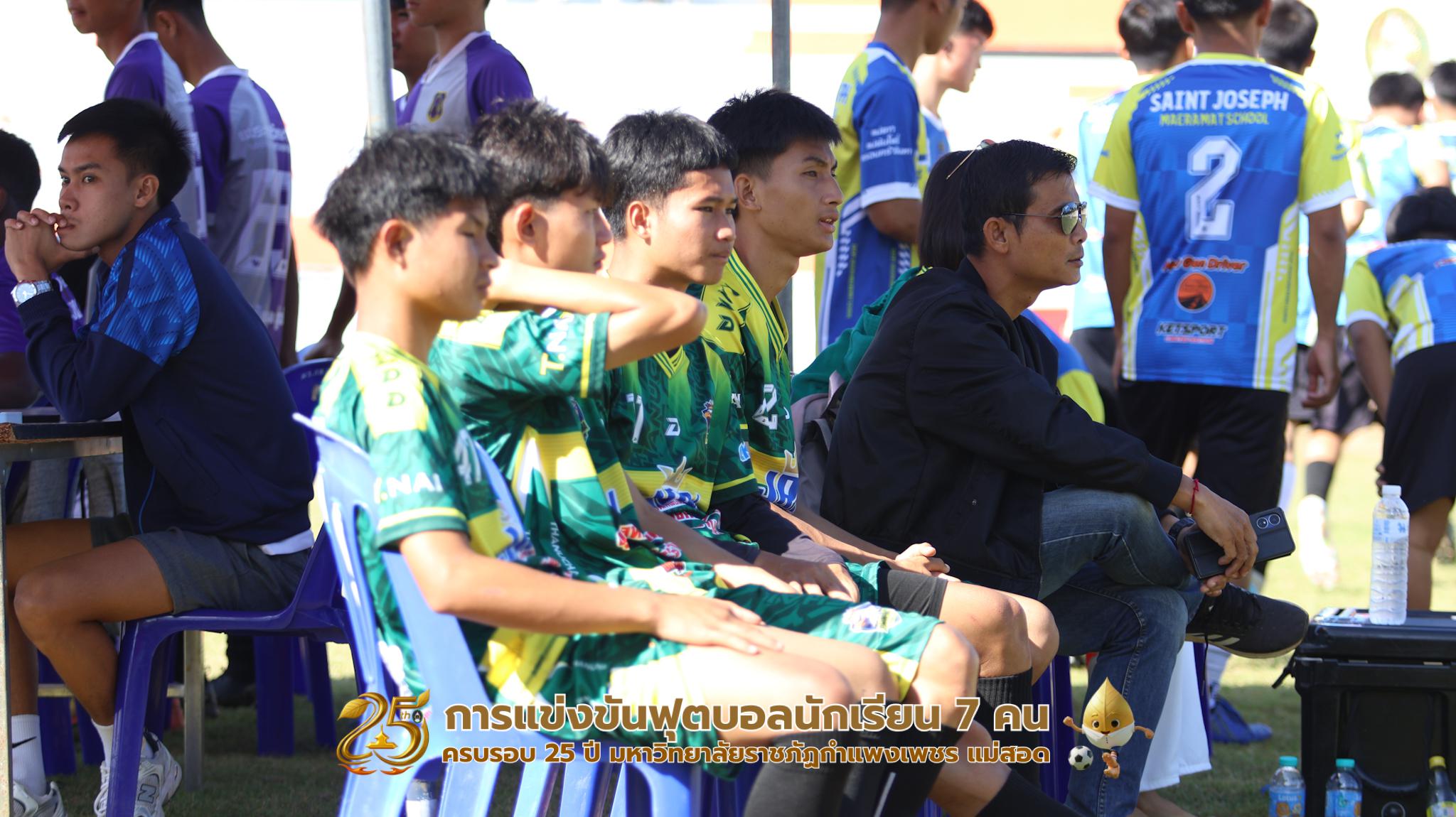 129. กิจกรรมการแข่งขันฟุตบอลนักเรียน ช่วงเช้าของวันที่ 22 พฤศจิกายน 2568 คู่ที่ 1-8