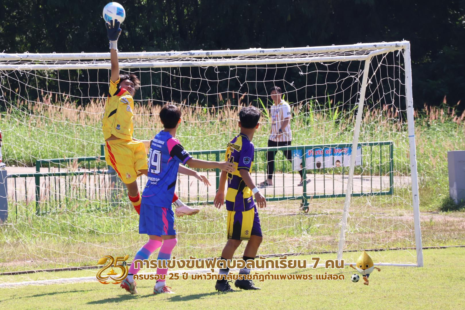 189. กิจกรรมการแข่งขันฟุตบอลนักเรียน ช่วงเช้าของวันที่ 22 พฤศจิกายน 2568 คู่ที่ 1-8