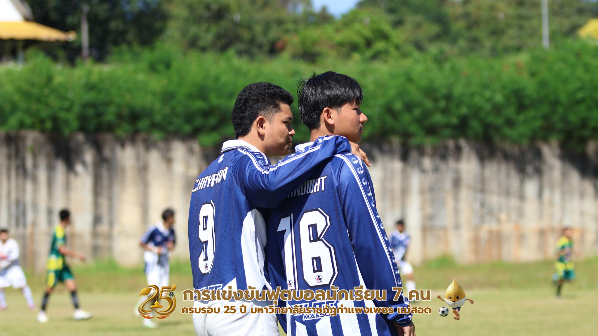 297. กิจกรรมการแข่งขันฟุตบอลนักเรียน ช่วงเช้าของวันที่ 22 พฤศจิกายน 2568 คู่ที่ 1-8