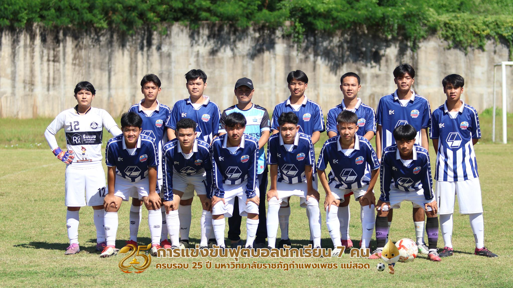 303. กิจกรรมการแข่งขันฟุตบอลนักเรียน ช่วงเช้าของวันที่ 22 พฤศจิกายน 2568 คู่ที่ 1-8