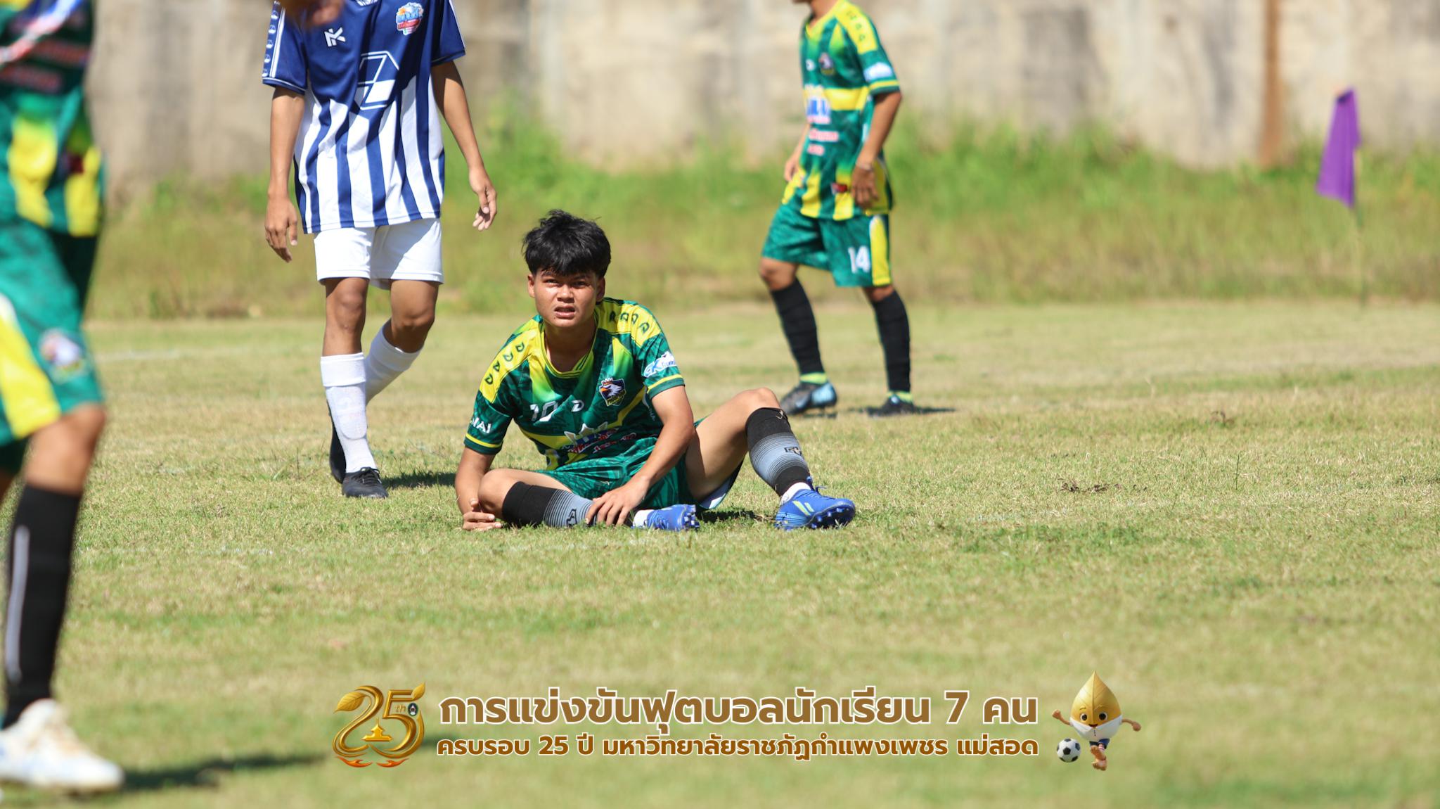 312. กิจกรรมการแข่งขันฟุตบอลนักเรียน ช่วงเช้าของวันที่ 22 พฤศจิกายน 2568 คู่ที่ 1-8