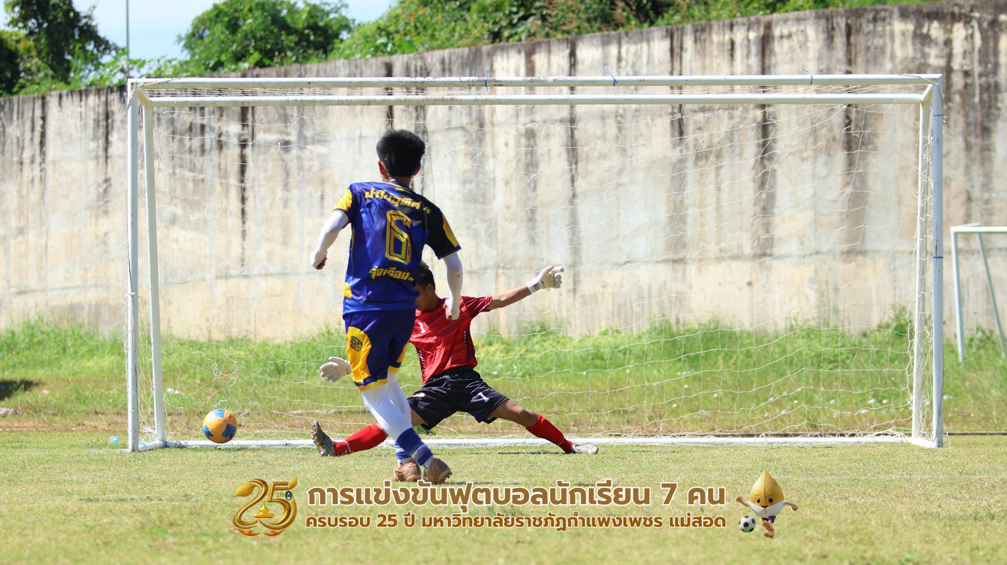 381. กิจกรรมการแข่งขันฟุตบอลนักเรียน ช่วงเช้าของวันที่ 22 พฤศจิกายน 2568 คู่ที่ 1-8