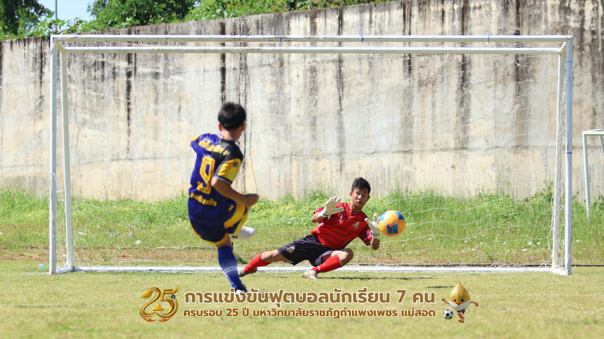 439. กิจกรรมการแข่งขันฟุตบอลนักเรียน ช่วงเช้าของวันที่ 22 พฤศจิกายน 2568 คู่ที่ 1-8