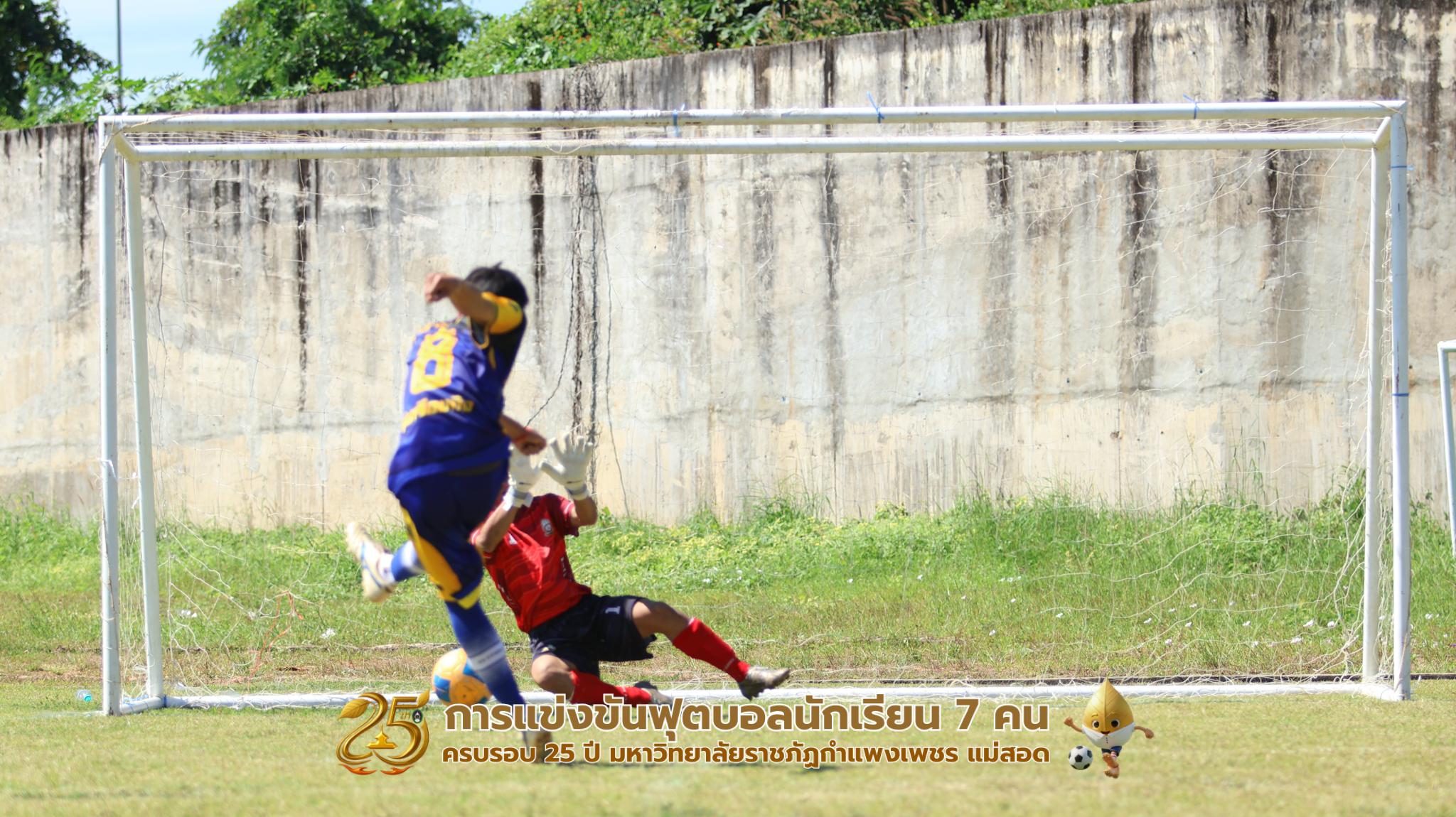 445. กิจกรรมการแข่งขันฟุตบอลนักเรียน ช่วงเช้าของวันที่ 22 พฤศจิกายน 2568 คู่ที่ 1-8