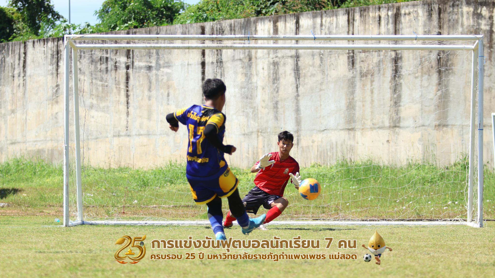 457. กิจกรรมการแข่งขันฟุตบอลนักเรียน ช่วงเช้าของวันที่ 22 พฤศจิกายน 2568 คู่ที่ 1-8