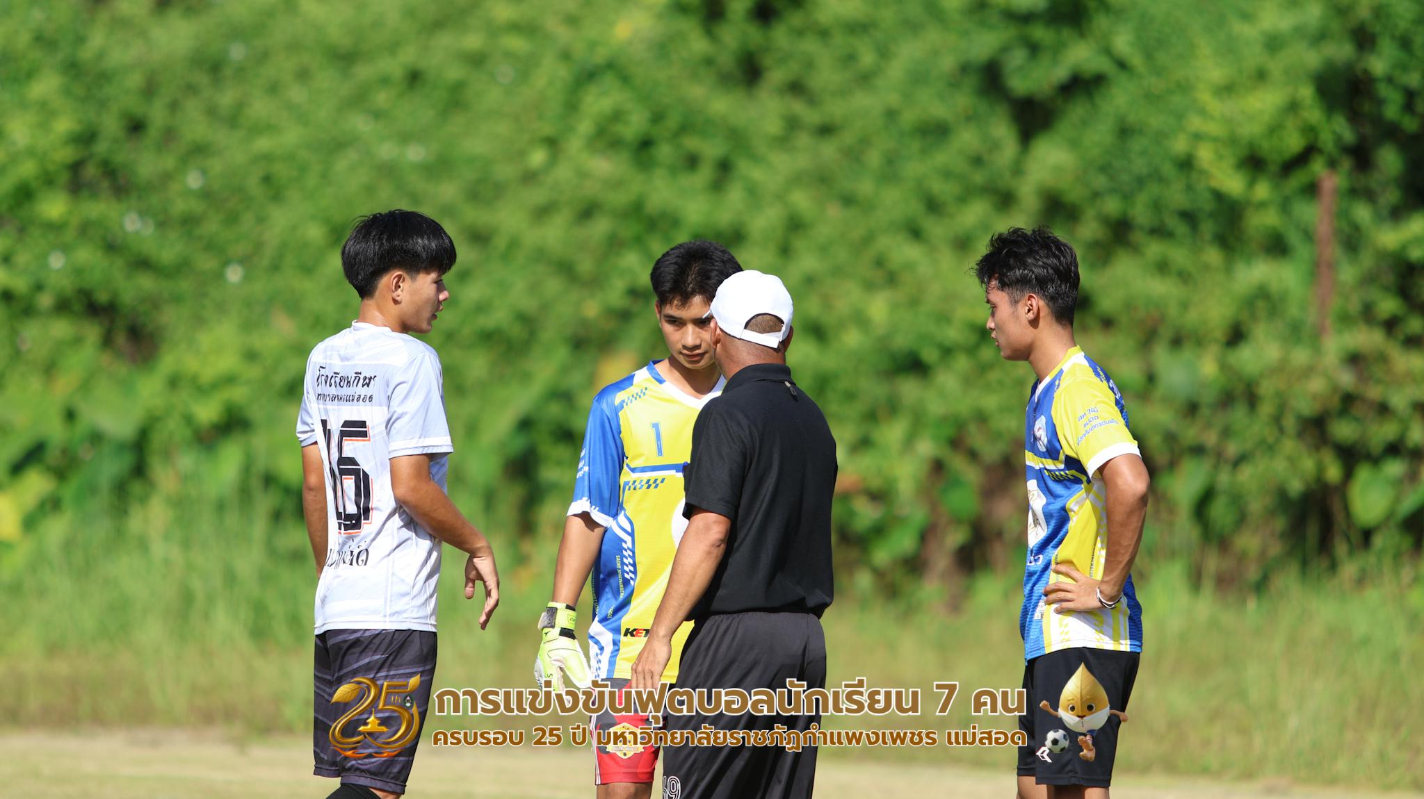 126. กิจกรรมการแข่งขันฟุตบอลนักเรียน ช่วงบ่ายของวันที่ 22 พฤศจิกายน 2568 คู่ที่ 9-12