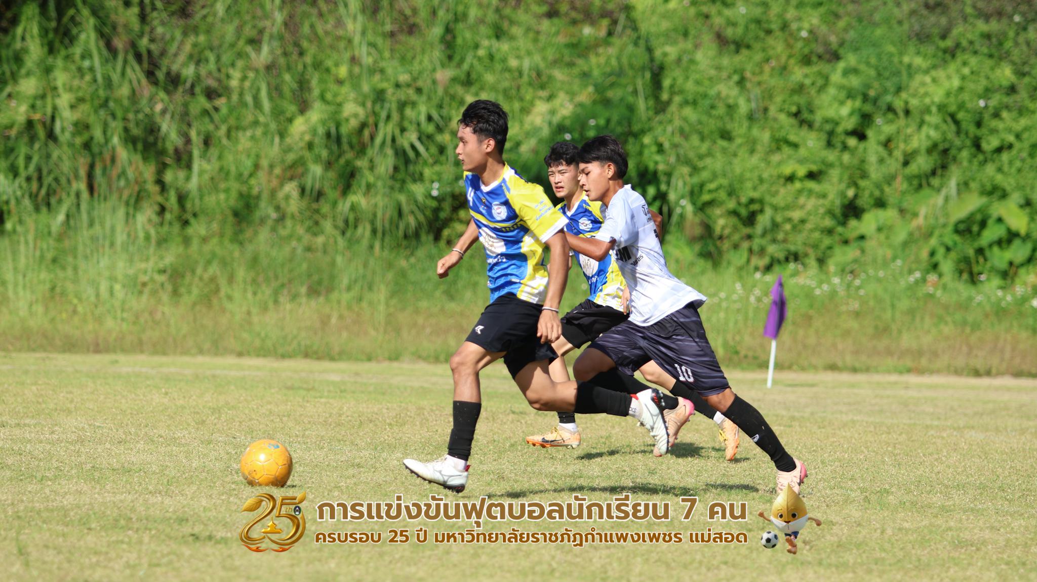 148. กิจกรรมการแข่งขันฟุตบอลนักเรียน ช่วงบ่ายของวันที่ 22 พฤศจิกายน 2568 คู่ที่ 9-12