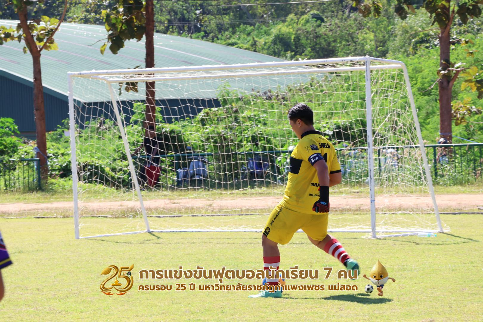 167. กิจกรรมการแข่งขันฟุตบอลนักเรียน ช่วงบ่ายของวันที่ 22 พฤศจิกายน 2568 คู่ที่ 9-12