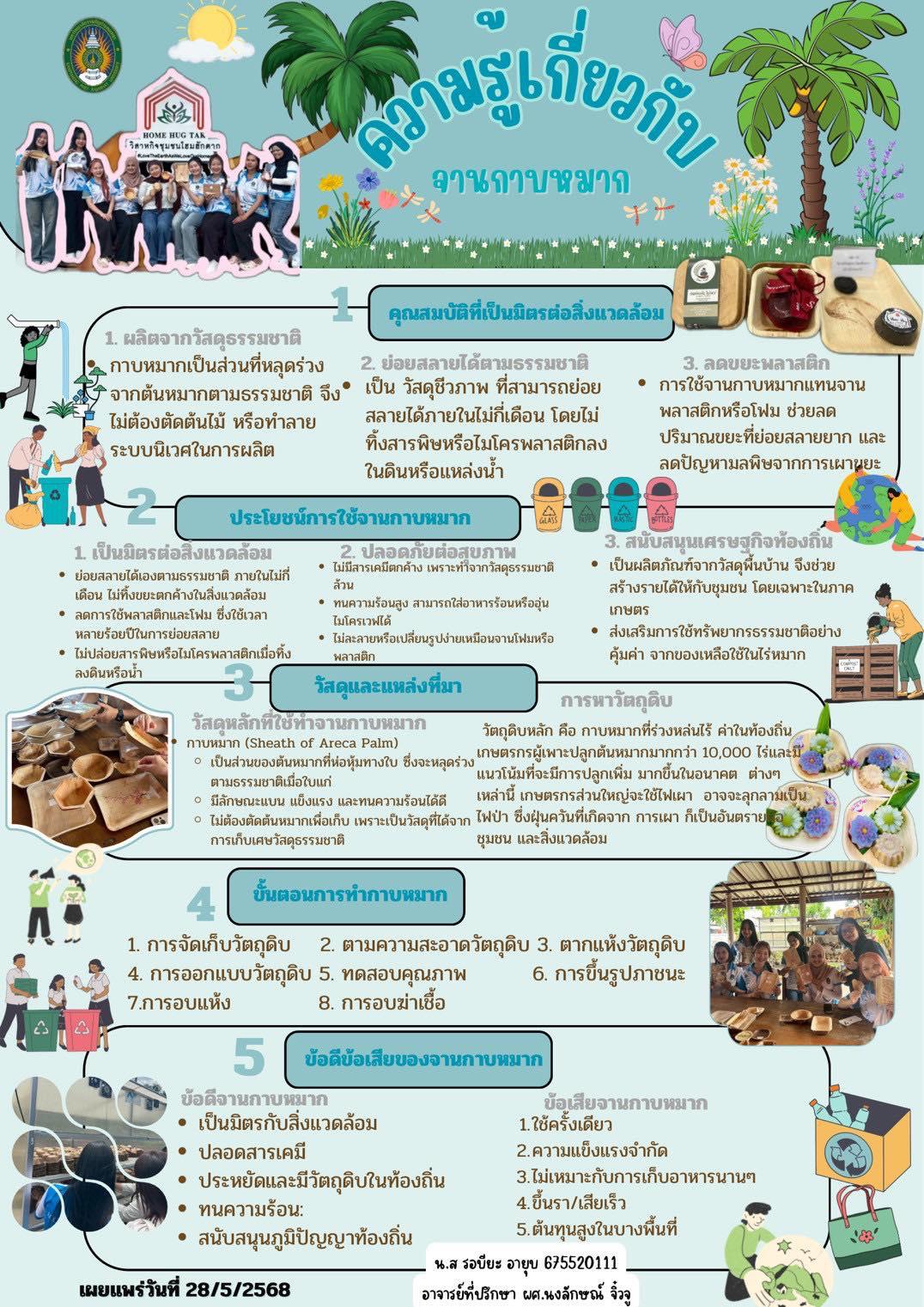 จานกาบหมาก รักษ์โลก ทางเลือกใหม่เพื่อสิ่งแวดล้อม